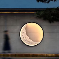 Indoor // OutDoor Moon Wall Lamp 