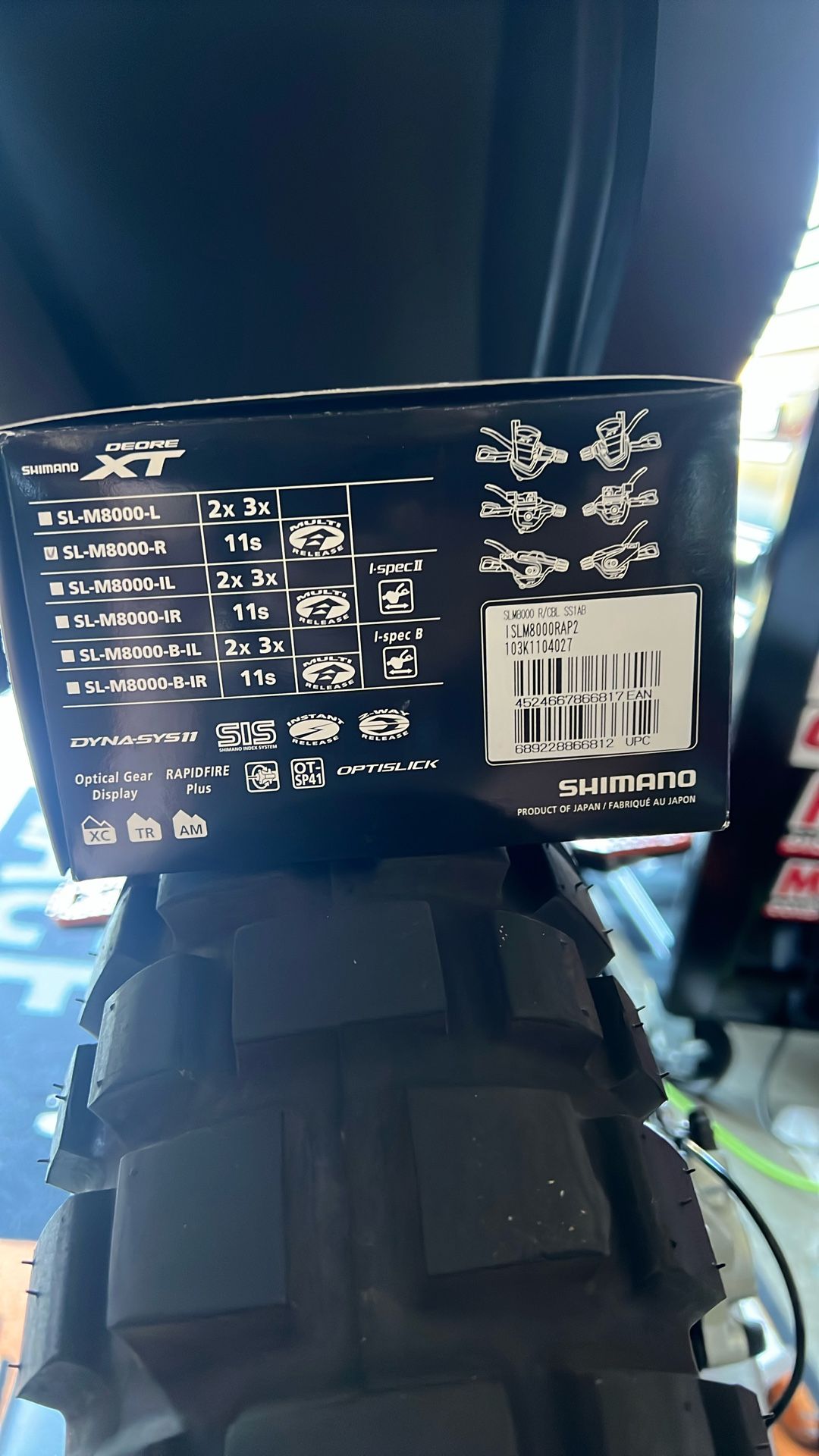 SL-M8000-R 11s Shifter Lever 2 Way Release