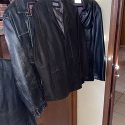  Mens 100% Genuine Leather Coats 