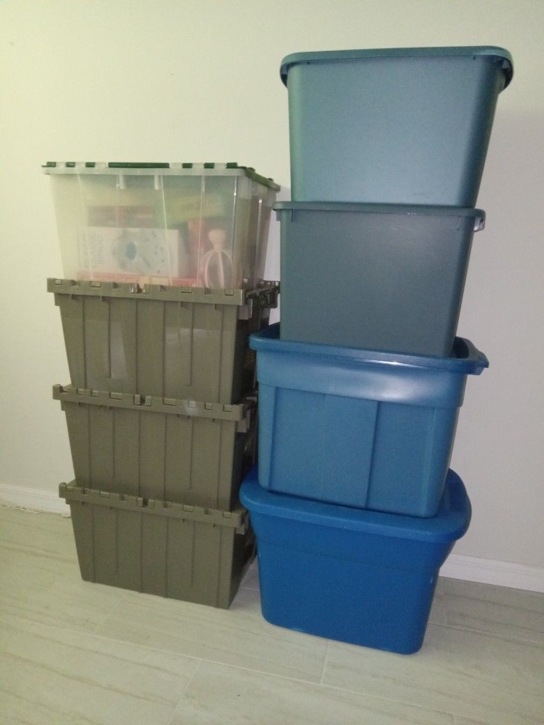 STACKABLE STORAGE/MOVING BINS 8