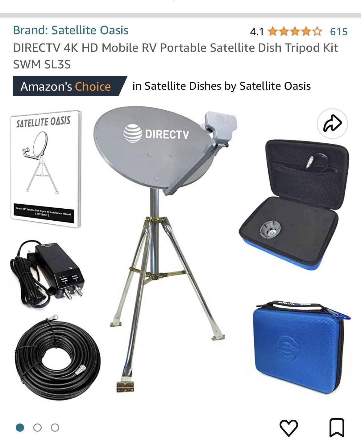 Portable Satellite Dish 