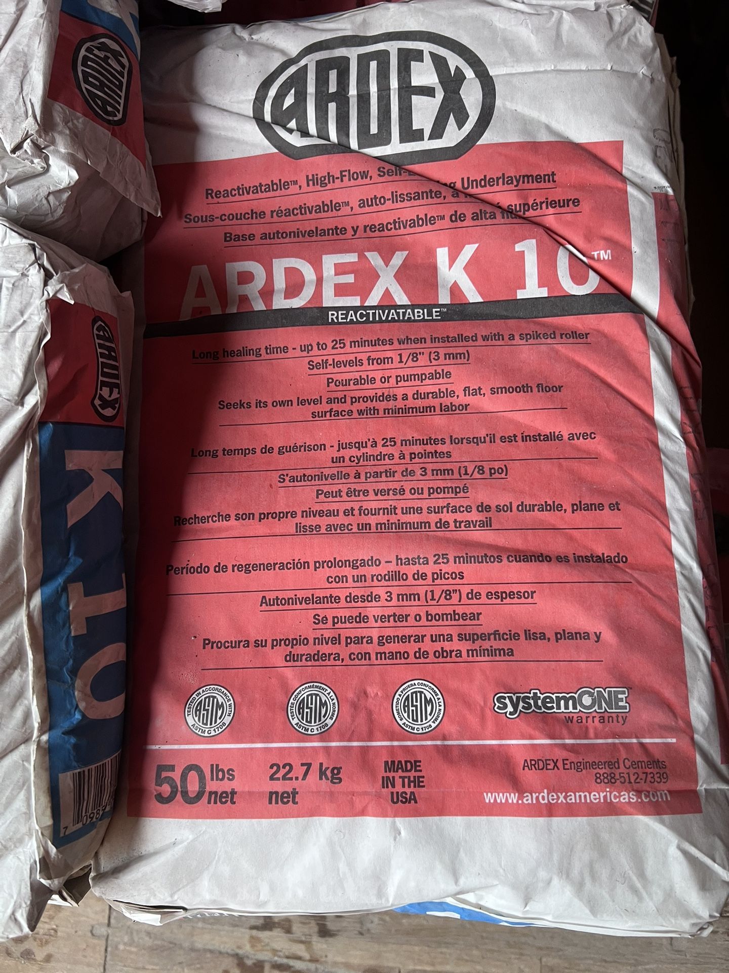 Cemento Autonivelante Ardex V 1200 Self-Leveling Underlayment - 50 Lb ...