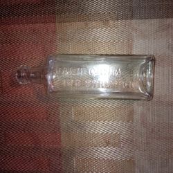 1900s Embossed Glass Bottle California Syrup Co Wheeling  West Virginia!!OBO!!