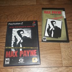 Max Payne For PS2 With Manual
