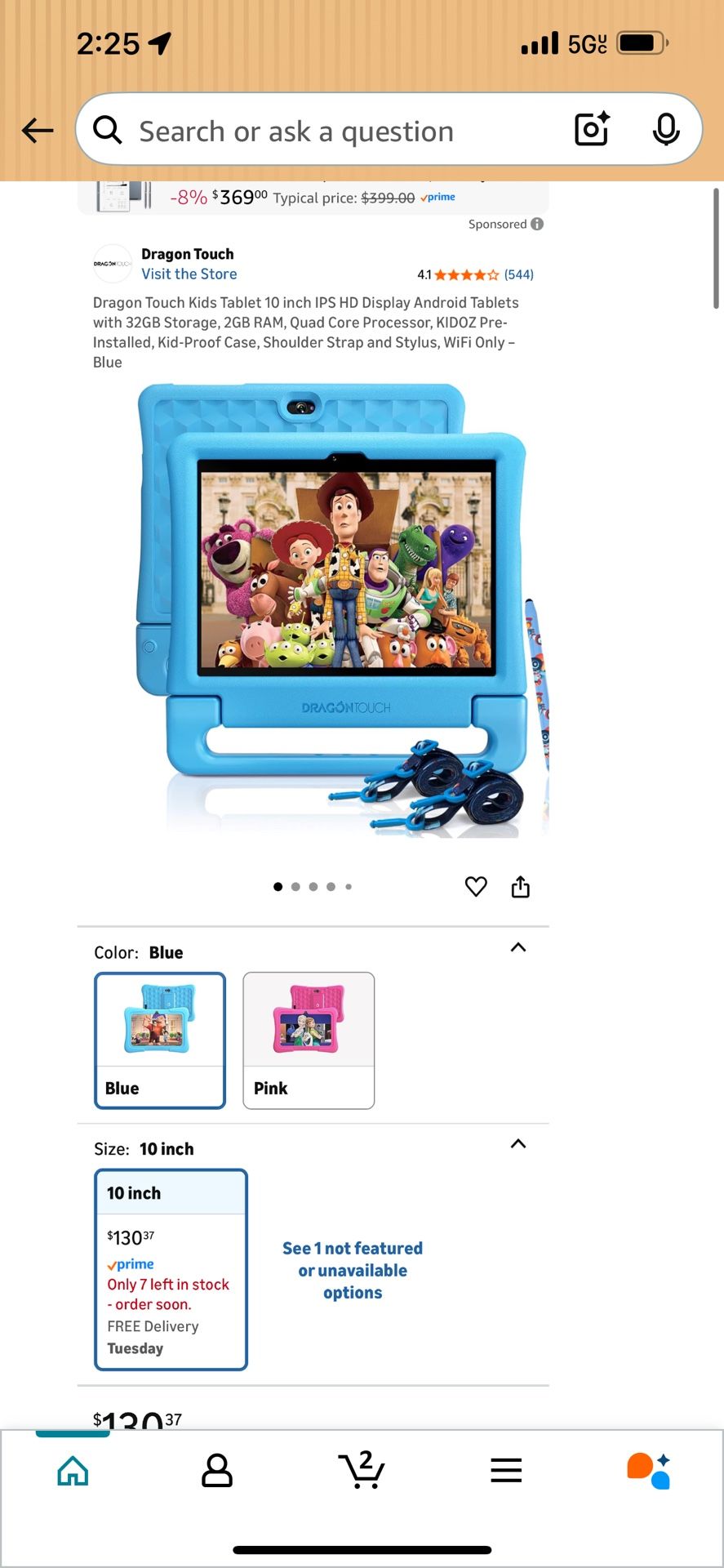 tablet para niños 