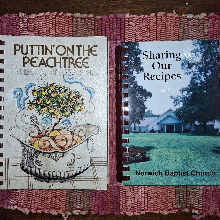 PAIR OF RETRO GEORGIA COOKBOOKS 