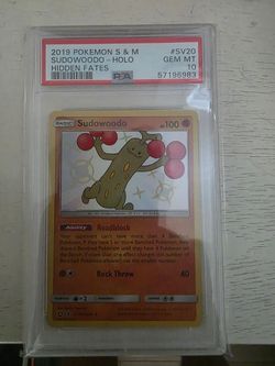 2019 pokemon sudowoodo holo