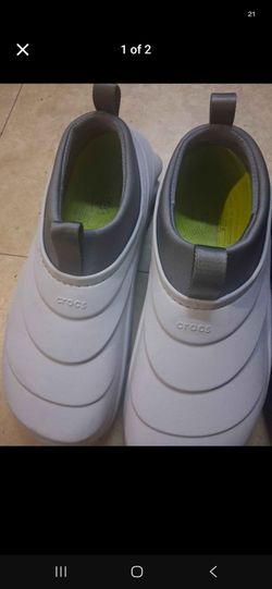 Saucony white crocks