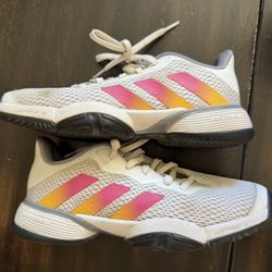 Adidas Girls Barricade Junior Tennis Shoe 