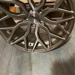 20x10.5 Bronze Wheel Niche Mazzanti M263 bolt pattern 5x120.