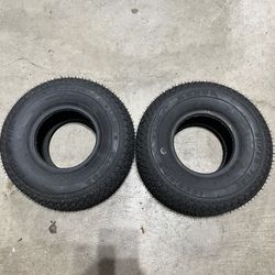 Pair Of Tractor Tires 15x5.50-6