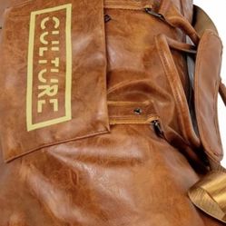 Culture Leather Travel Duffle Bag 