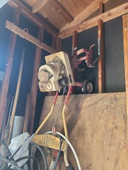 Antique Garden Tiller