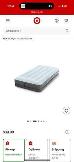 AIR MATTRESS- TWIN