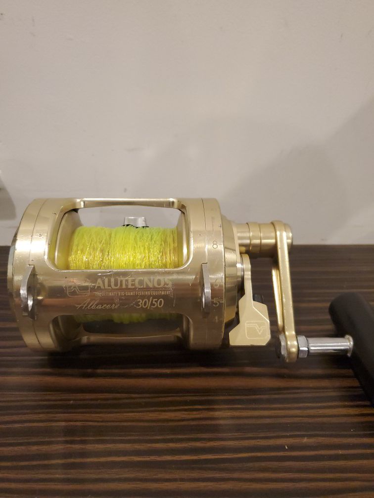 Alutecnos Albacore 30/50 Big Game Fishing Reel Made in Italy