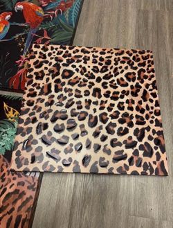 leopard print canvas