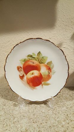 plate vintage fruit pattern schumann arzberg Germany Bavaria