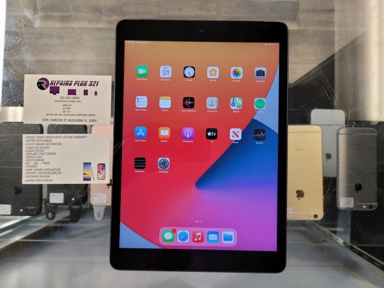 Unlocked Black iPad 7 32gb 10.2" LTE