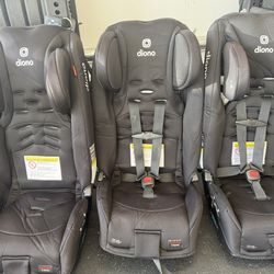 Diono Radian 3RX, 3-in-1 Convertible Car Seat, Rear Facing & Forward Facing, 10 Years 1 Car Seat, Slim Fit 3 Across, Jet Black