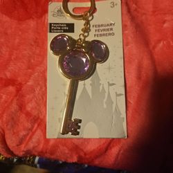 Disney February Keychain 