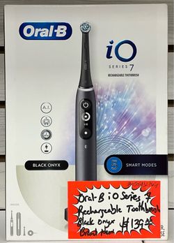 Oral-B iO Series 7 Rechargeable Toothbrush Black Onyx Brand New