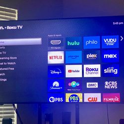 70” Roku TV - *AS IS! Has Backlight Issue*