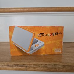 New! Nintendo 2DS XL Orange White