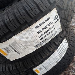 245/75/16 Brand New All Terrain Tires
