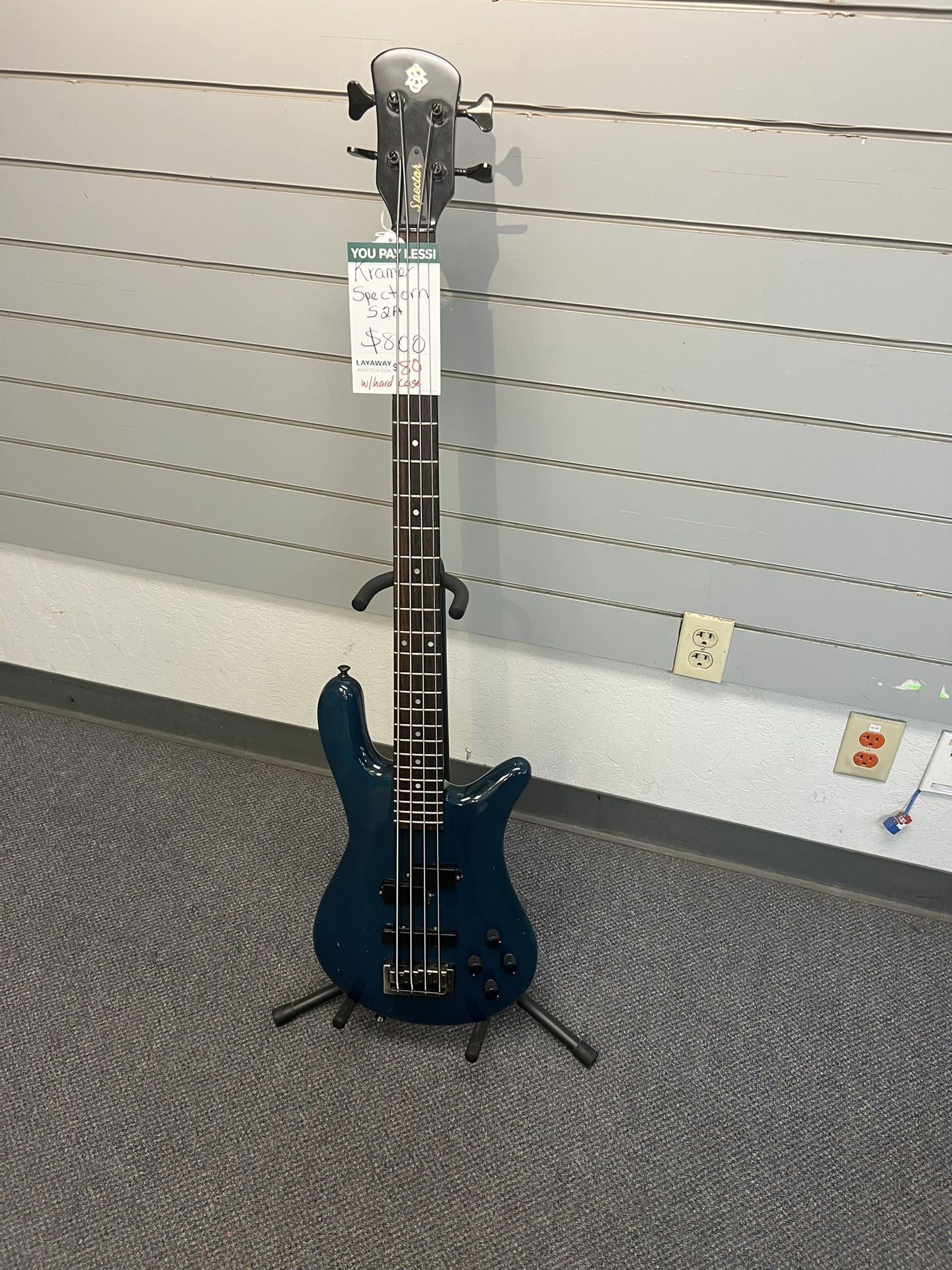 Spector S2a Teal Used Bass Guitar