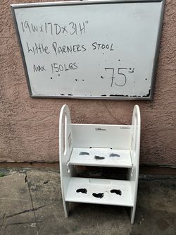 Little Partners Two-Step Kids Step Stool