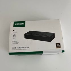 UGreen HDMI Switch 5 in 1 Out 4K @ 60Hz