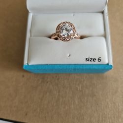 Charter Club Rose Gold Ring. Size 6