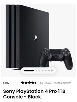 PS4 pro 1tb