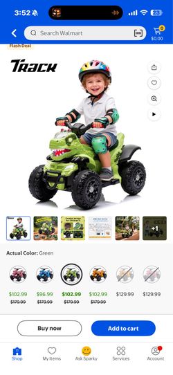 Dinosaur atv with radio