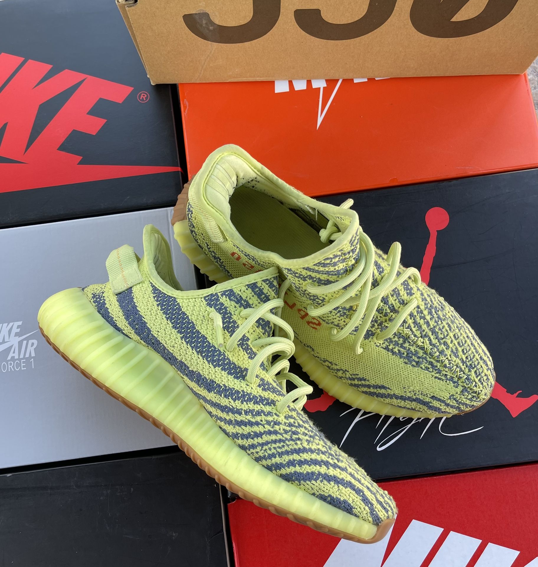 Yeezy Boost 350 Adidas Yeezy Semi Frozen Yellow 80 Adidas Sneaker 