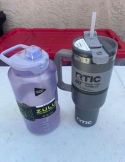 RTIC 40 oz Ceramic Lined Road Trip Tumbler, Leak-Resistant