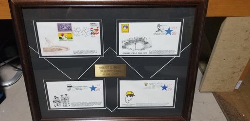 Roberto Clemente First Day Issue Framed Postage Stamp