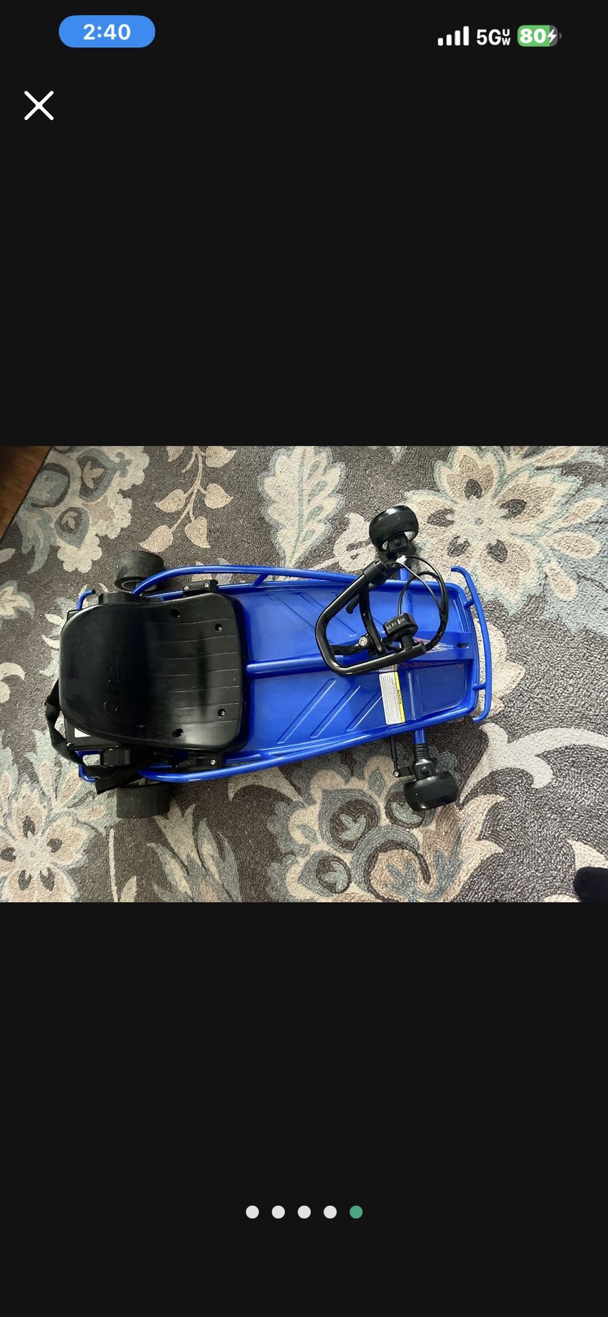 $110 OBO Hot Wheels Glider Go Kart!