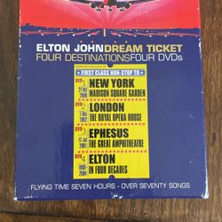 Elton John Dream Ticket Four Destinations Four DVDs (2004)