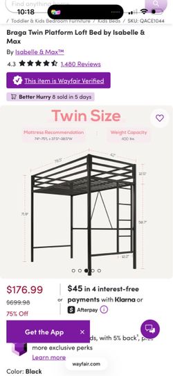 Twin trundle bed