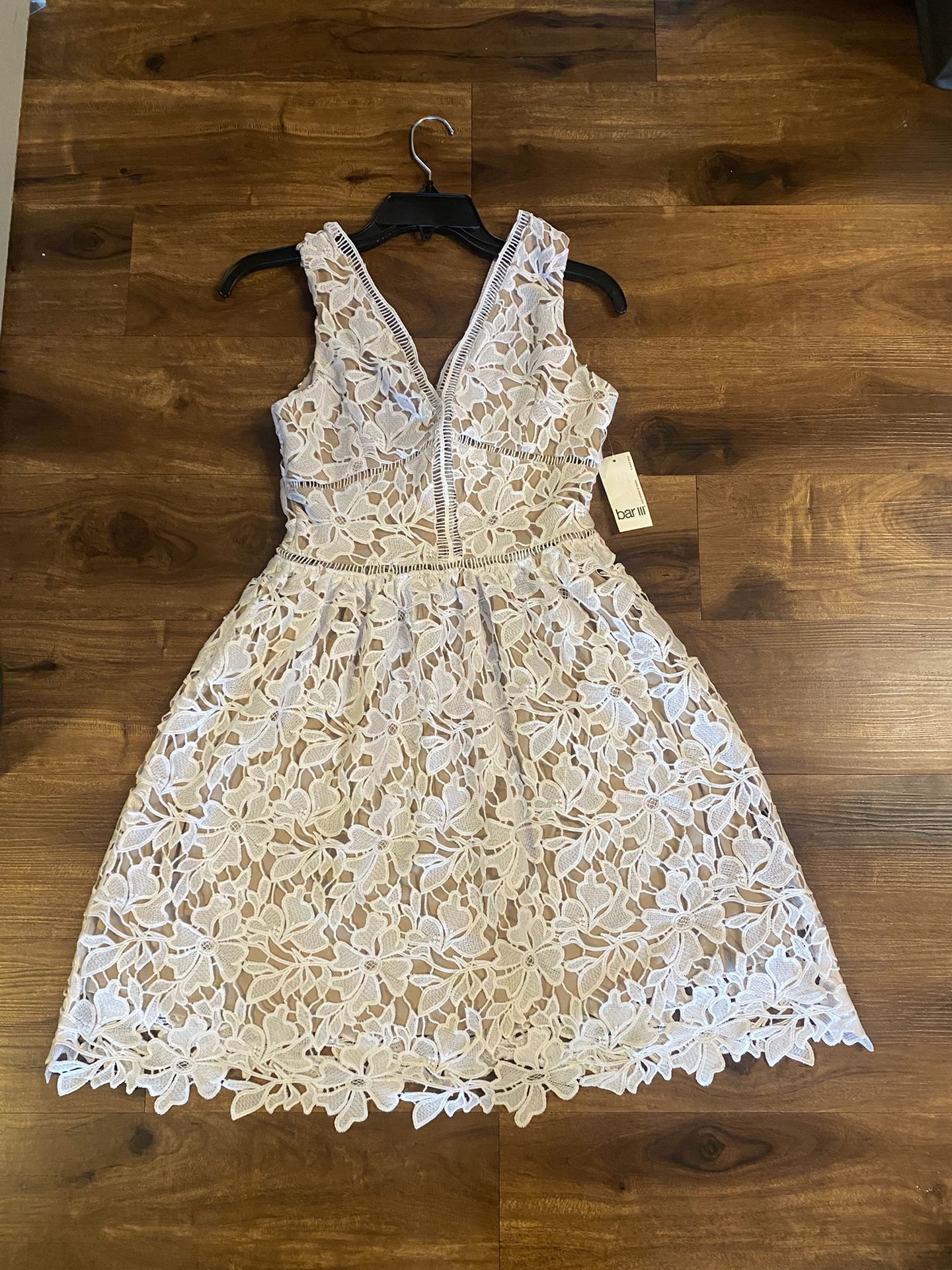 Brand new woman’s Bar III brand white dress up for sale