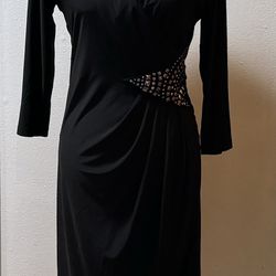 Metaphor Dresses | Methaphor Black Faux Wrap NWT $50 | Size: 12