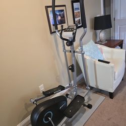 Elliptical Exercise Machine, Magnetic Elliptical Machine for Home, Hyper-Quiet Elliptical Training Machines w/ 6KG Flywheel, 16 Resistance Leve