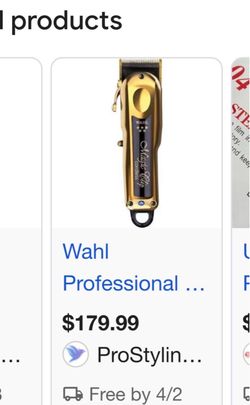 Wahl Magic Clip Cordless Hair Clipper Gold