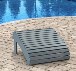 Brand New Leisure Line Patio Footstools Grey