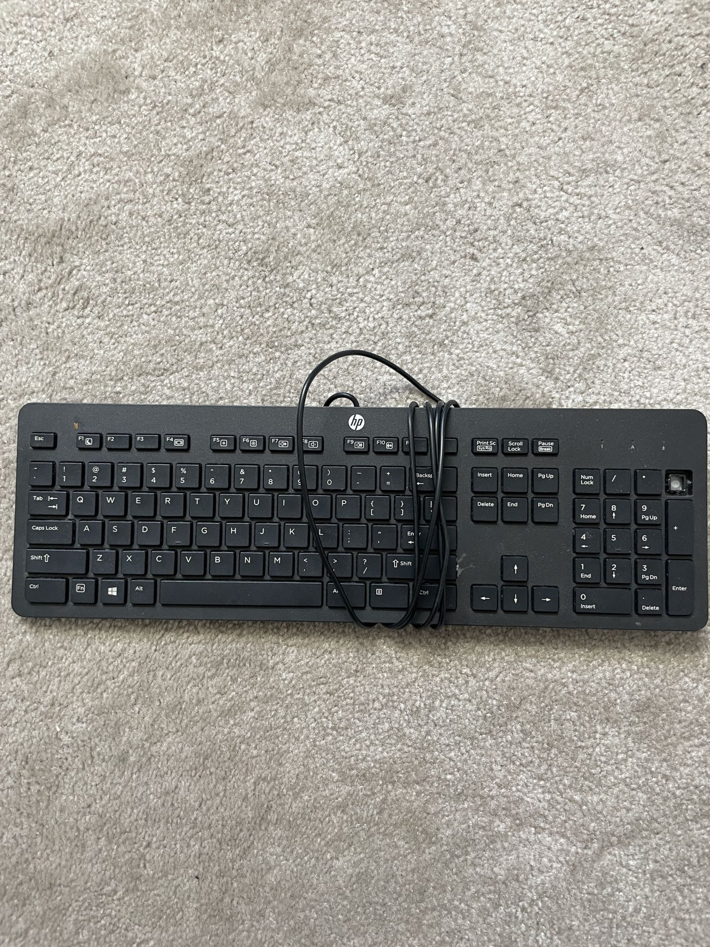 HP computer keyboard
