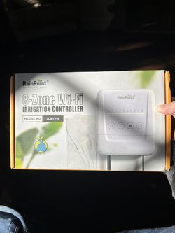 RainPoint 8-Zone Wi-Fi Irrigation Controller, model TTC819W