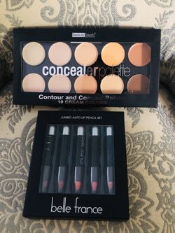 Concealer Palette and Lip Pencil Set