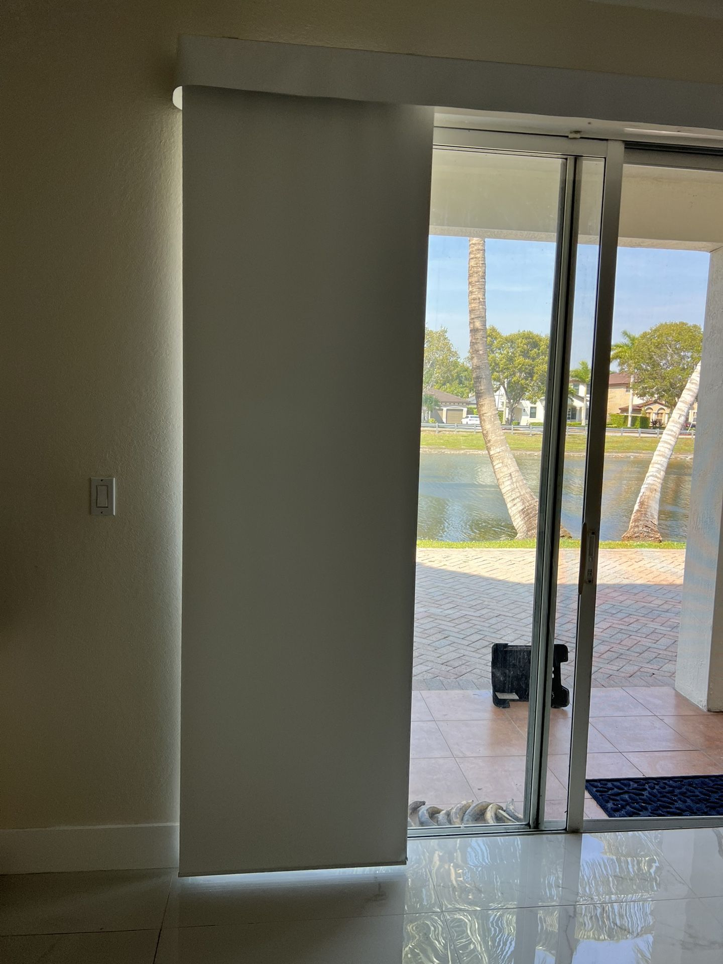 Smart Panel track Blinds, Motorized Sliding
