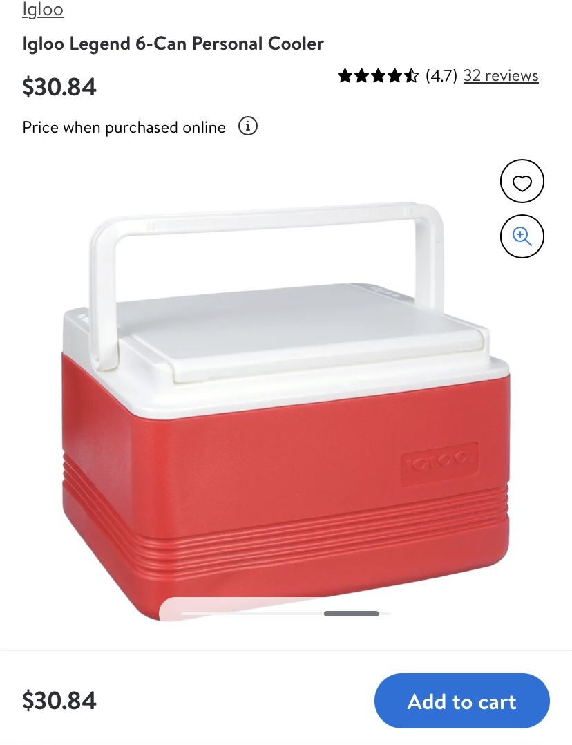 IGLOO PERSONAL COOLER